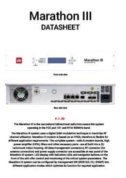 SAF Tehnika Marathon III Data Sheet